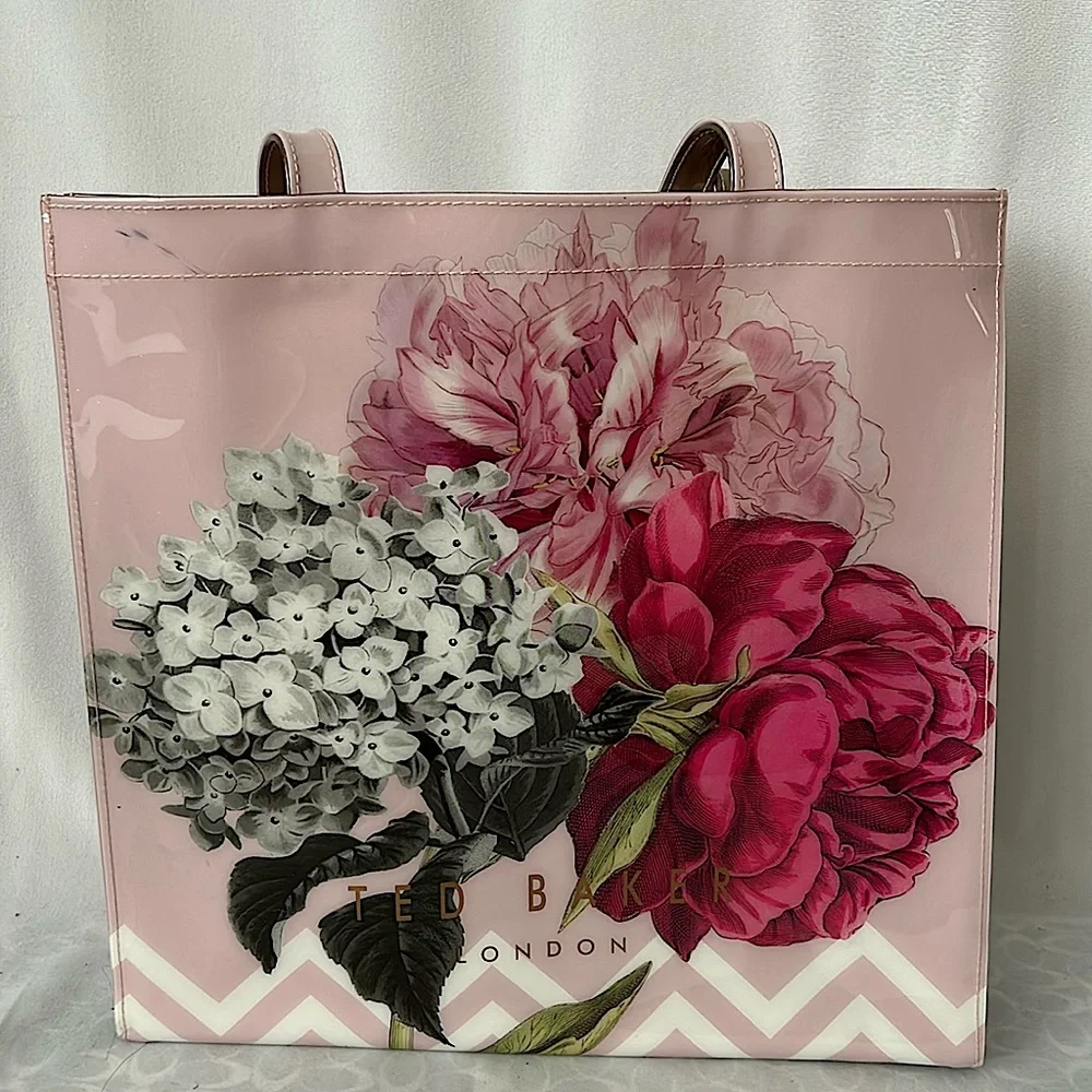 Ted Baker London NWT Dusky Pink Palace Gardens Large Icon Tote Bag 🌸🌸 - Picture 2 of 6